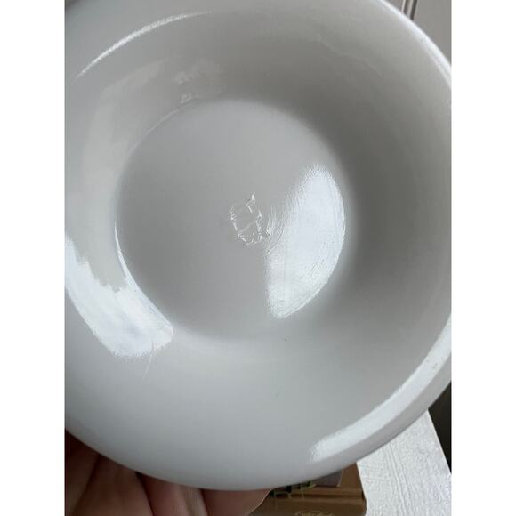 Vintage Milk Glass Painted Candy Dish Westmoreland Charleston Rose | Coquette - Picture 4 of 11